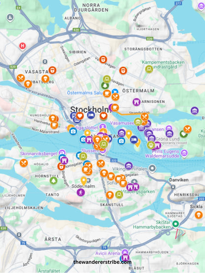 Stockholm Map for Families