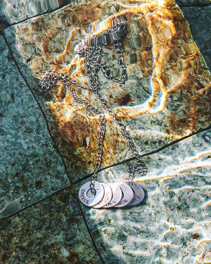 Starter Bundle - necklace + 10 country tokens