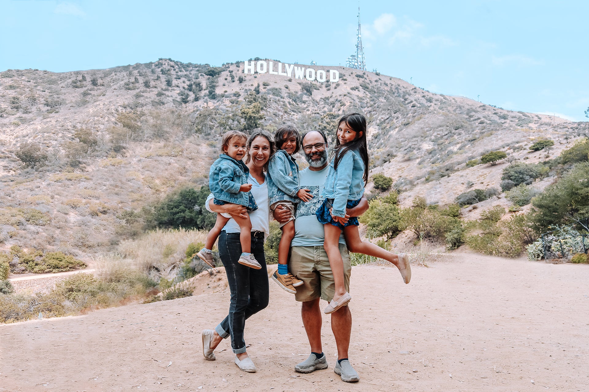 The Wanderers Tribe at the Hollywood Sign